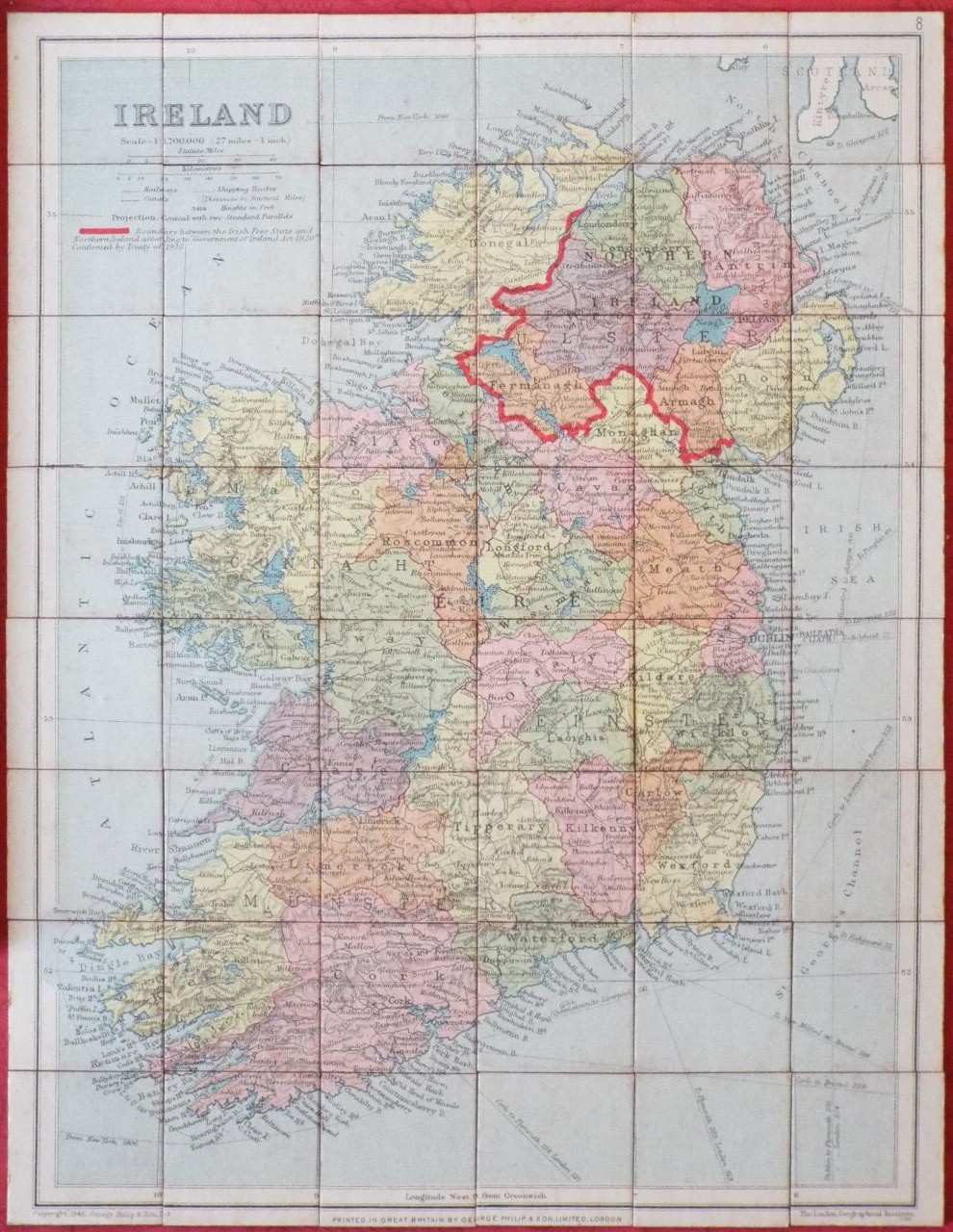 Map of Ireland